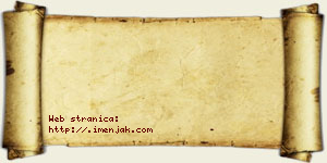 Biljana Vojinović vizit kartica